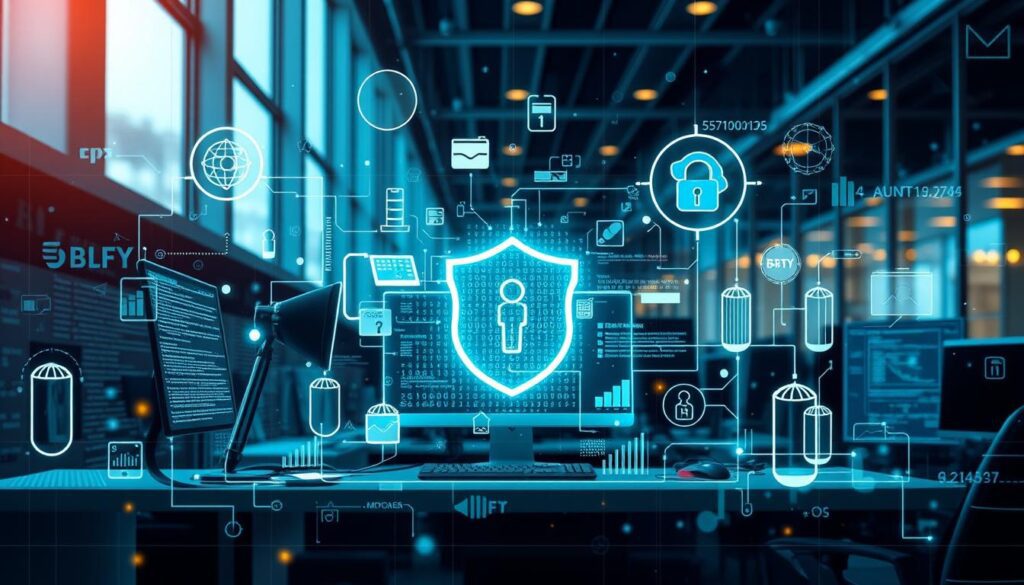 Generate an image representing incident response and forensics services